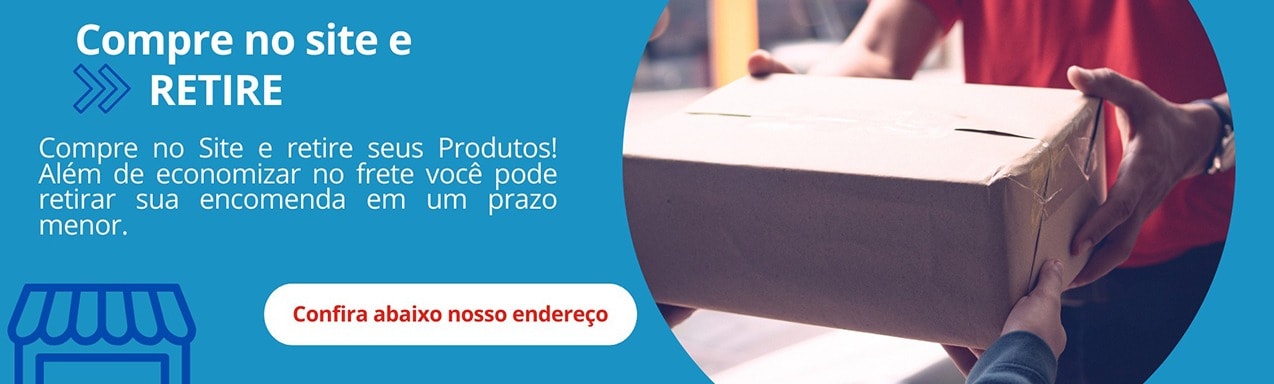 Compre no site e retire na loja