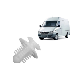 100 Grampo Forração Portas MERCEDES SCANIA SPRINTER Branca 100 Grampo Forração Portas MERCEDES SCANIA SPRINTER Branca