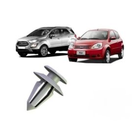 100 Unidades Grampo Papelão Portas Universal Branco 100 Unidades Grampo Papelão Portas Universal Branco