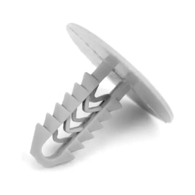 100 Unidades Presilha Fixação Porta Malas Universal Cinza 100 Unidades Presilha Fixação Porta Malas Universal Cinza