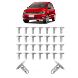 100 Unidades Presilha Fixação Porta Malas Universal Cinza 100 Unidades Presilha Fixação Porta Malas Universal Cinza