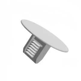 50 Unidades Grampo Forração Interna Teto SANTANA 84/91 Gelo 50 Unidades Grampo Forração Interna Teto SANTANA 84/91 Gelo