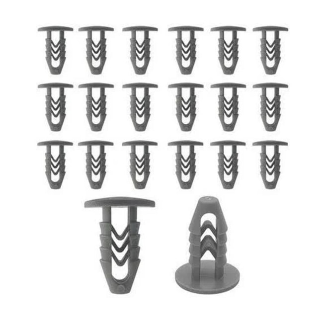 500 Uni Presilha Fixação Forro Porta Malas Universal Cinza 500 Uni Presilha Fixação Forro Porta Malas Universal Cinza