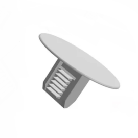 500 Unidades Grampo Forração Interna Teto SANTANA 84/91 Gelo 500 Unidades Grampo Forração Interna Teto SANTANA 84/91 Gelo