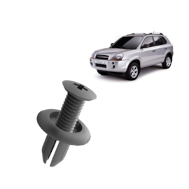 500 Unidades Presilha Parabarro Parachoque Universal Preto 500 Unidades Presilha Parabarro Parachoque Universal Preto