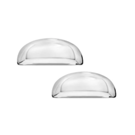 Aplique Maçaneta PEUGEOT 206 207 2 Portas Cromado