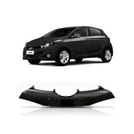 Aplique Placa HB20 HB20S 2012 a 2015 Preto Brilhante Aplique Placa HB20 HB20S 2012 a 2015 Preto Brilhante