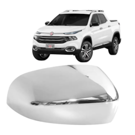 Aplique Retrovisor TORO COMPASS 16 À 21 Direito Cromado Aplique Retrovisor TORO COMPASS 16 À 21 Direito Cromado