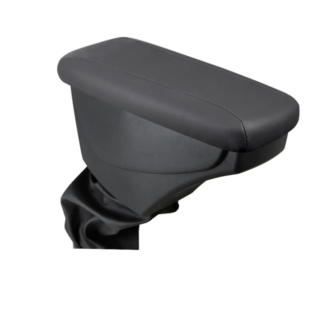 Apoio Braço COBALT Couro Preto Sem Costura Apoio Braço COBALT Couro Preto Sem Costura