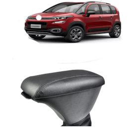 Apoio De Braço C3 AIRCROSS 13 a 20 Tecido Grafite S Costura Apoio De Braço C3 AIRCROSS 13 a 20 Tecido Grafite S Costura