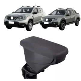 Apoio de Braço DUSTER OROCH Tecido Grafite Sem Costura Apoio de Braço DUSTER OROCH Tecido Grafite Sem Costura