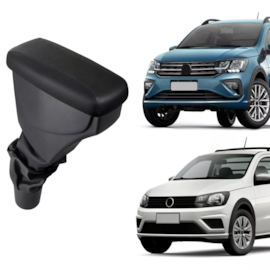 Apoio de Braço ETIOS Couro Preto Sem Costura Apoio de Braço ETIOS Couro Preto Sem Costura
