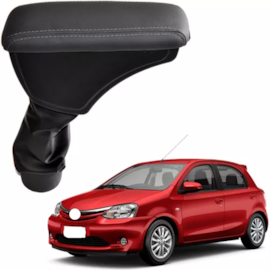 Apoio de Braço ETIOS Tecido Preto Sem Costura