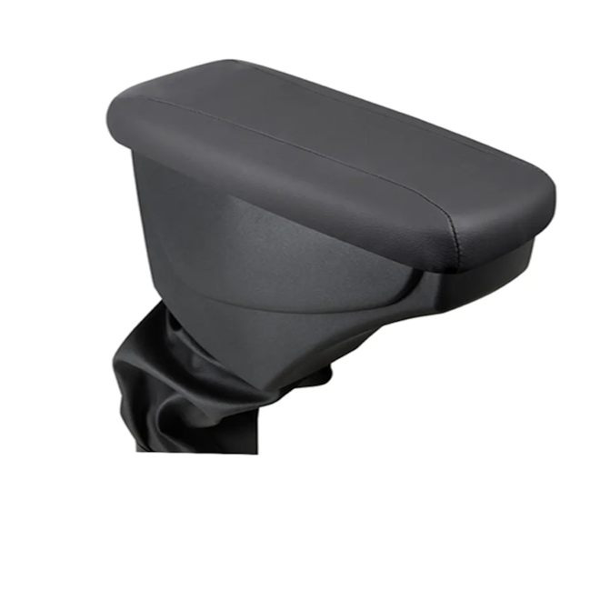 Apoio De Braço VERSA Couro Preto Sem Costura Apoio De Braço VERSA Couro Preto Sem Costura