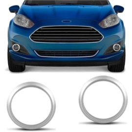 Aro Grade Farol Milha NEW FIESTA 2013 a 2017 Cinza Direito Aro Grade Farol Milha NEW FIESTA 2013 a 2017 Cinza Direito