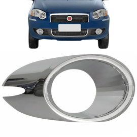Aro Grade Farol Milha PALIO SIENA STRADA 08 a 12 Cromado Le Aro Grade Farol Milha PALIO SIENA STRADA 08 a 12 Cromado Le