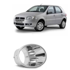 Aro Grade Farol Milha PALIO SIENA STRADA 09 a 12 Cromado Ld Aro Grade Farol Milha PALIO SIENA STRADA 09 a 12 Cromado Ld
