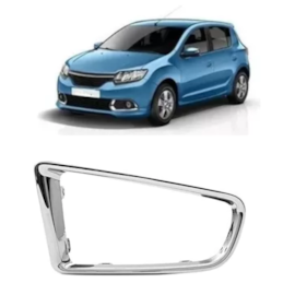 Aro Grade Farol Milha SANDERO 2011 a 2014 Cromado Direito Aro Grade Farol Milha SANDERO 2011 a 2014 Cromado Direito