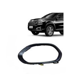 Aro Grade Milha TORO 2016 a 2020 Preto Esquerdo Aro Grade Milha TORO 2016 a 2020 Preto Esquerdo