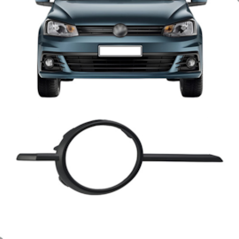 Aro Milha Gol Voyage G7 2016 a 2018 Preto Esquerdo