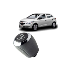 Bola Cambio ONIX PRISMA Cinza Lente Preta Aro Crom Parafuso Bola Cambio ONIX PRISMA Cinza Lente Preta Aro Crom Parafuso