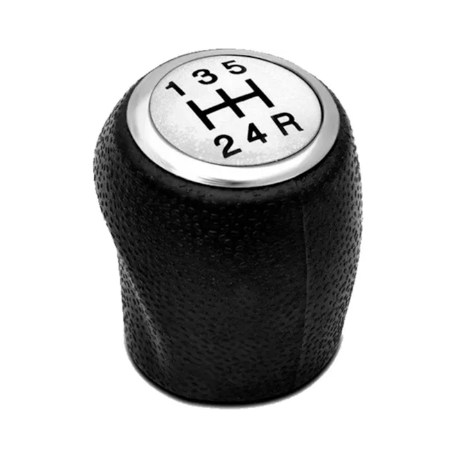 Bola Cambio PUNTO 07/14 NOVO PALIO 12/15 Preta Anel Cromado Bola Cambio PUNTO 07/14 NOVO PALIO 12/15 Preta Anel Cromado