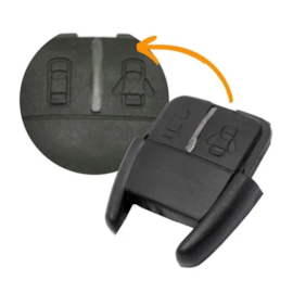 Capa Botão Telecomando 2 Botões ASTRA ZAFIRA S10 1997 a 2012 Capa Botão Telecomando 2 Botões ASTRA ZAFIRA S10 1997 a 2012