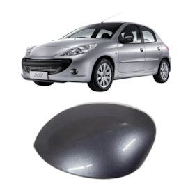 Capa Retrovisor 206 207 C3 PICASSO Azul Esquerdo Capa Retrovisor 206 207 C3 PICASSO Azul Esquerdo