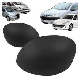 Capa Retrovisor 207 C3 Picasso Cinza Grafito Direito Capa Retrovisor 207 C3 Picasso Cinza Grafito Direito