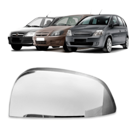 Capa Retrovisor CELTA PRISMA MERIVA Cromado Esquerdo Capa Retrovisor CELTA PRISMA MERIVA Cromado Esquerdo