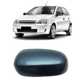Capa Retrovisor CORSA MONTANA 03 a 10 Azul Esquerdo Capa Retrovisor CORSA MONTANA 03 a 10 Azul Esquerdo