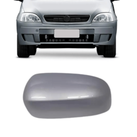 Capa Retrovisor CORSA MONTANA 03 A 10 Prata Esquerdo