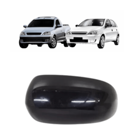 Capa Retrovisor CORSA MONTANA 03 a 10 Preto Esquerdo Capa Retrovisor CORSA MONTANA 03 a 10 Preto Esquerdo