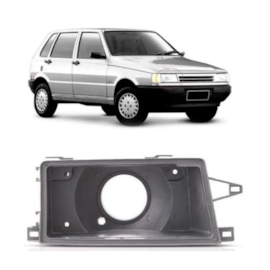 CARCAÇA FAROL UNO 91/03 DIREITO (CINZA)