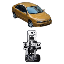 Circuito Lanterna BRAVA 98 a 03 Esquerdo Original Circuito Lanterna BRAVA 98 a 03 Esquerdo Original