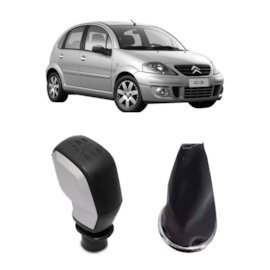 Coifa Câmbio Bola C3 03 a 12 Aro Croma Acetinado Bola Prata Coifa Câmbio Bola C3 03 a 12 Aro Croma Acetinado Bola Prata