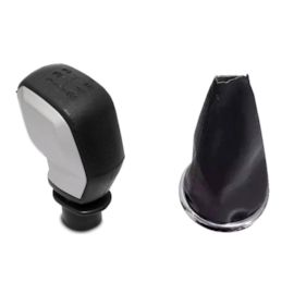 Coifa Câmbio Bola C3 03 a 12 Aro Croma Acetinado Bola Prata Coifa Câmbio Bola C3 03 a 12 Aro Croma Acetinado Bola Prata