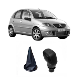 Coifa Câmbio Bola C3 2003 a 2012 Napa Aro Bola Preto Coifa Câmbio Bola C3 2003 a 2012 Napa Aro Bola Preto
