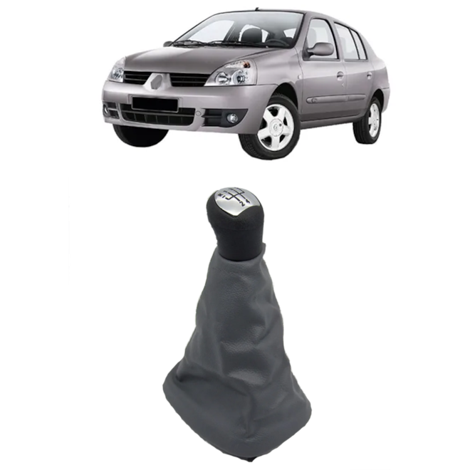 Coifa Câmbio Bola CLIO 2000 a 2016 Cinza Lente Cromada Coifa Câmbio Bola CLIO 2000 a 2016 Cinza Lente Cromada