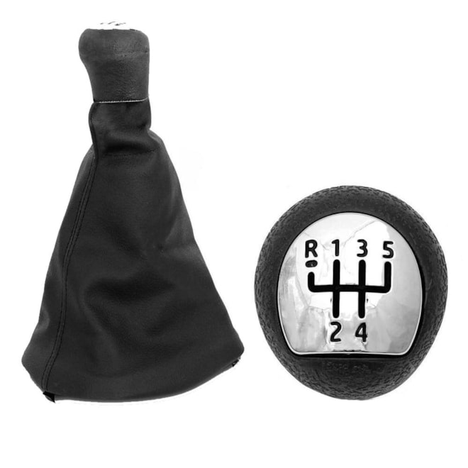 Coifa Câmbio CLIO 00 a 16 Napa Preta Bola Preta Coifa Câmbio CLIO 00 a 16 Napa Preta Bola Preta