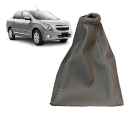 Coifa Câmbio Cobalt 2012 a 2025 Cinza Claro Linha Cinza