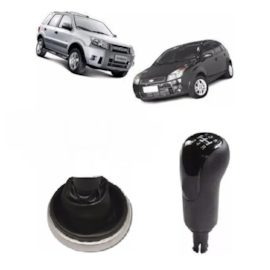 Coifa Câmbio ECOSPORT 03 a 11 Napa Pret Aro Cinza Bola Prata Coifa Câmbio ECOSPORT 03 a 11 Napa Pret Aro Cinza Bola Prata