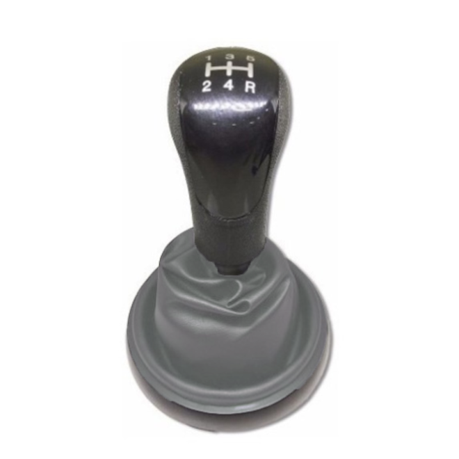 Coifa Câmbio ECOSPORT FIESTA 03 a 11 Napa Cinza Bola Preta Coifa Câmbio ECOSPORT FIESTA 03 a 11 Napa Cinza Bola Preta