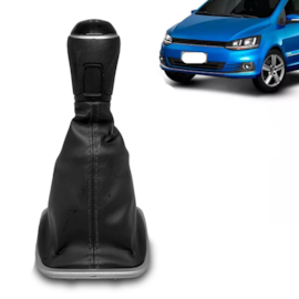 Coifa Cambio FOX 2015 a 2022 Napa Preta Bola Preta 5 Marchas Coifa Cambio FOX 2015 a 2022 Napa Preta Bola Preta 5 Marchas
