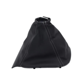 Coifa Câmbio ONIX PRISMA 13 a 19 Preta Linha Branca Aro Crom Coifa Câmbio ONIX PRISMA 13 a 19 Preta Linha Branca Aro Crom