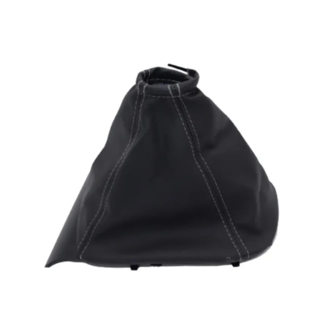 Coifa Câmbio ONIX PRISMA 13 a 19 Preta Linha Branca Aro Crom Coifa Câmbio ONIX PRISMA 13 a 19 Preta Linha Branca Aro Crom