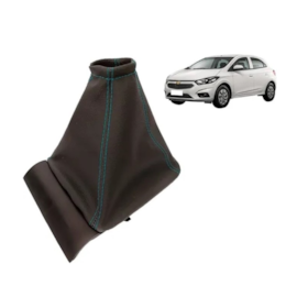 Coifa Câmbio ONIX PRISMA 13 a 20 Linha Azul Napa Aro Preto Coifa Câmbio ONIX PRISMA 13 a 20 Linha Azul Napa Aro Preto