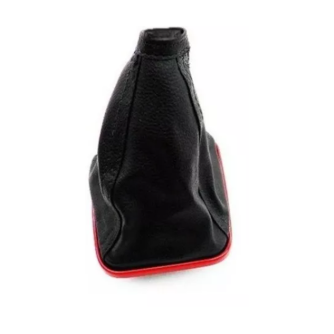 Coifa de Câmbio ARGO 2017 a 2021 Napa Preta Aro Vermelho Coifa de Câmbio ARGO 2017 a 2021 Napa Preta Aro Vermelho