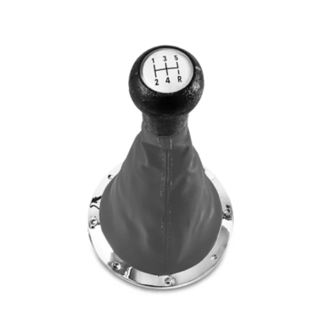 Coifa de Câmbio Bola GOL SAVEIRO PARATI G3 Napa Cinza Aro Cromado Lente Preta Coifa de Câmbio Bola GOL SAVEIRO PARATI G3 Napa Cinza Aro Cromado Lente Preta