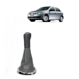 Coifa de Câmbio Bola GOL VOYAGE SAVEIRO G5 G6 09 a 12 Napa Cinza Aro Anel Cromo Acetinado Coifa de Câmbio Bola GOL VOYAGE SAVEIRO G5 G6 09 a 12 Napa Cinza Aro Anel Cromo Acetinado